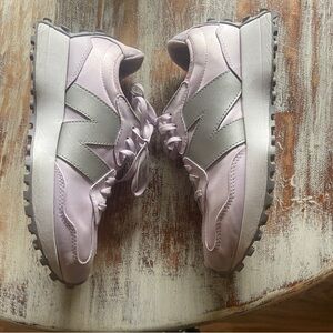 New Balance 327 satin sneakers